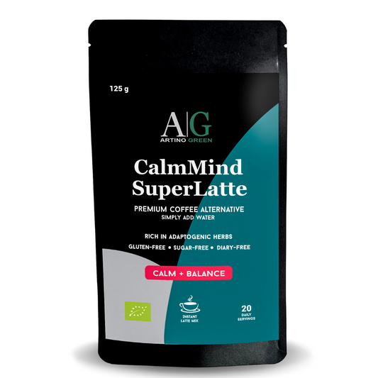 CALMMIND SUPERLATTE - Premium Coffee Alternative with herbs and Functional mushrooms (125 g)