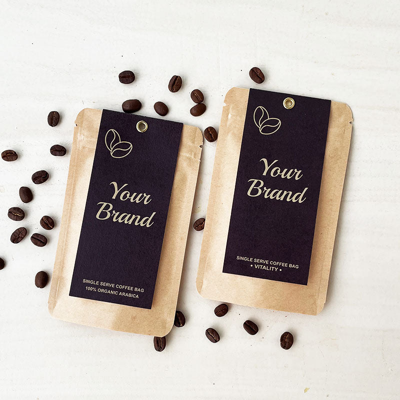 PERSONALIZED DRIP COFFEE FILTER BAGS (200 Pcs PACK)