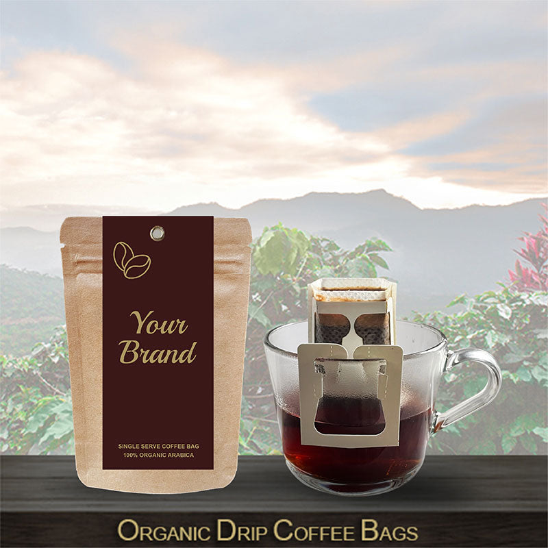 PERSONALIZED DRIP COFFEE FILTER BAGS (200 Pcs PACK)