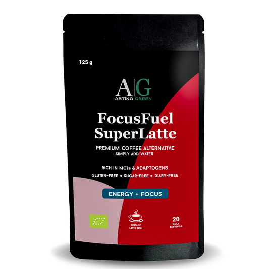 FOCUSFUEL SUPERLATTE – Premium Organic Coffee Alternative with Adaptogens (125 g)