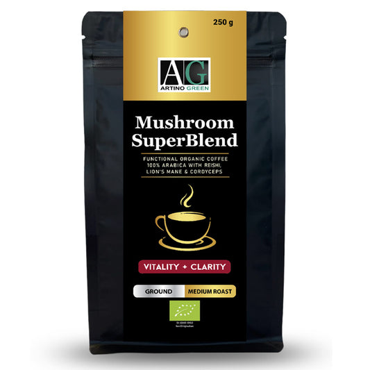 MUSHROOM SUPERBLEND - Organic Coffee with Functional Mushrooms (250g)
