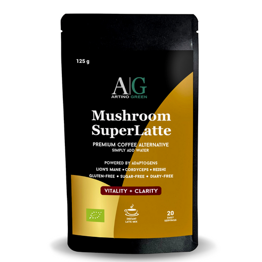MUSHROOM SUPERLATTE – Premium Organic Coffee Alternative with Functional Mushrooms (125 g)