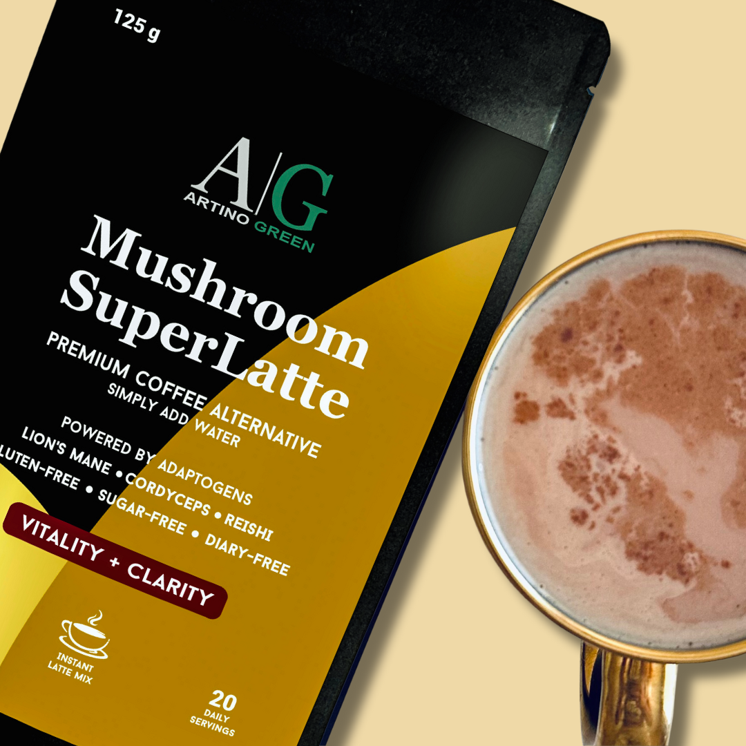 MUSHROOM SUPERLATTE – Premium Organic Coffee Alternative with Functional Mushrooms (125 g)