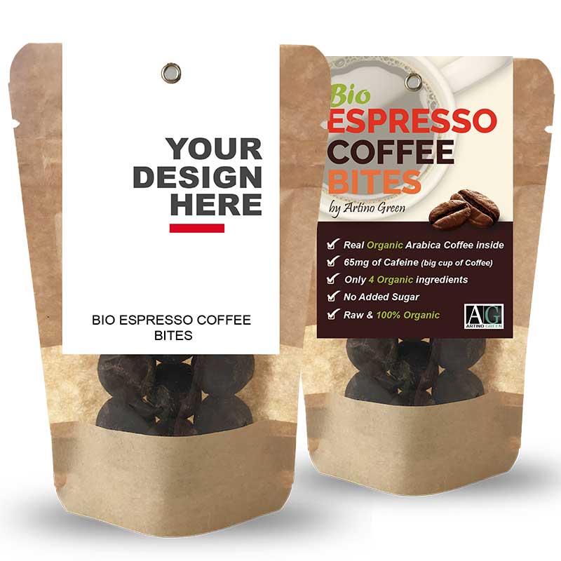 PERSONALIZED BIO ESPRESSO COFFEE BITES (50 Pcs PACK)