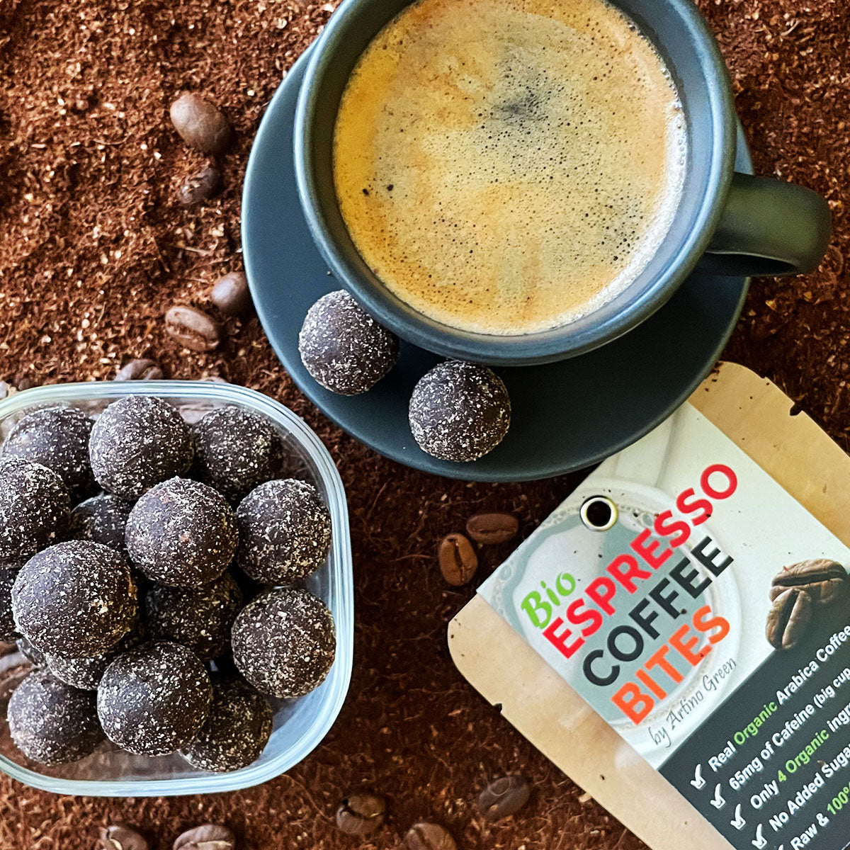 BIO ESPRESSO COFFEE BITES 6-PACK