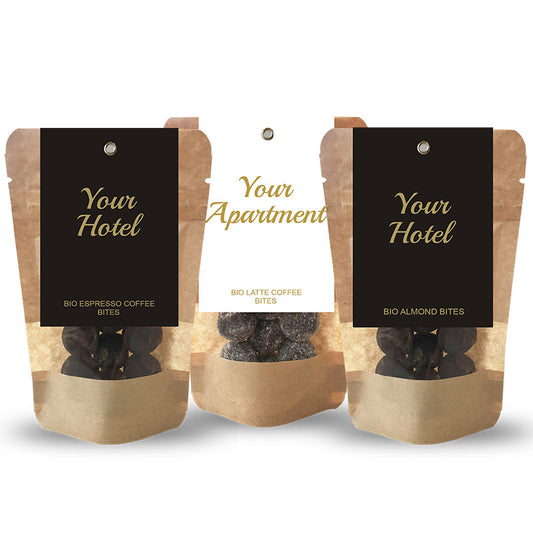 PERSONALIZED WELCOME SNACKS FOR HOSPITALITY (50 Pcs PACK)