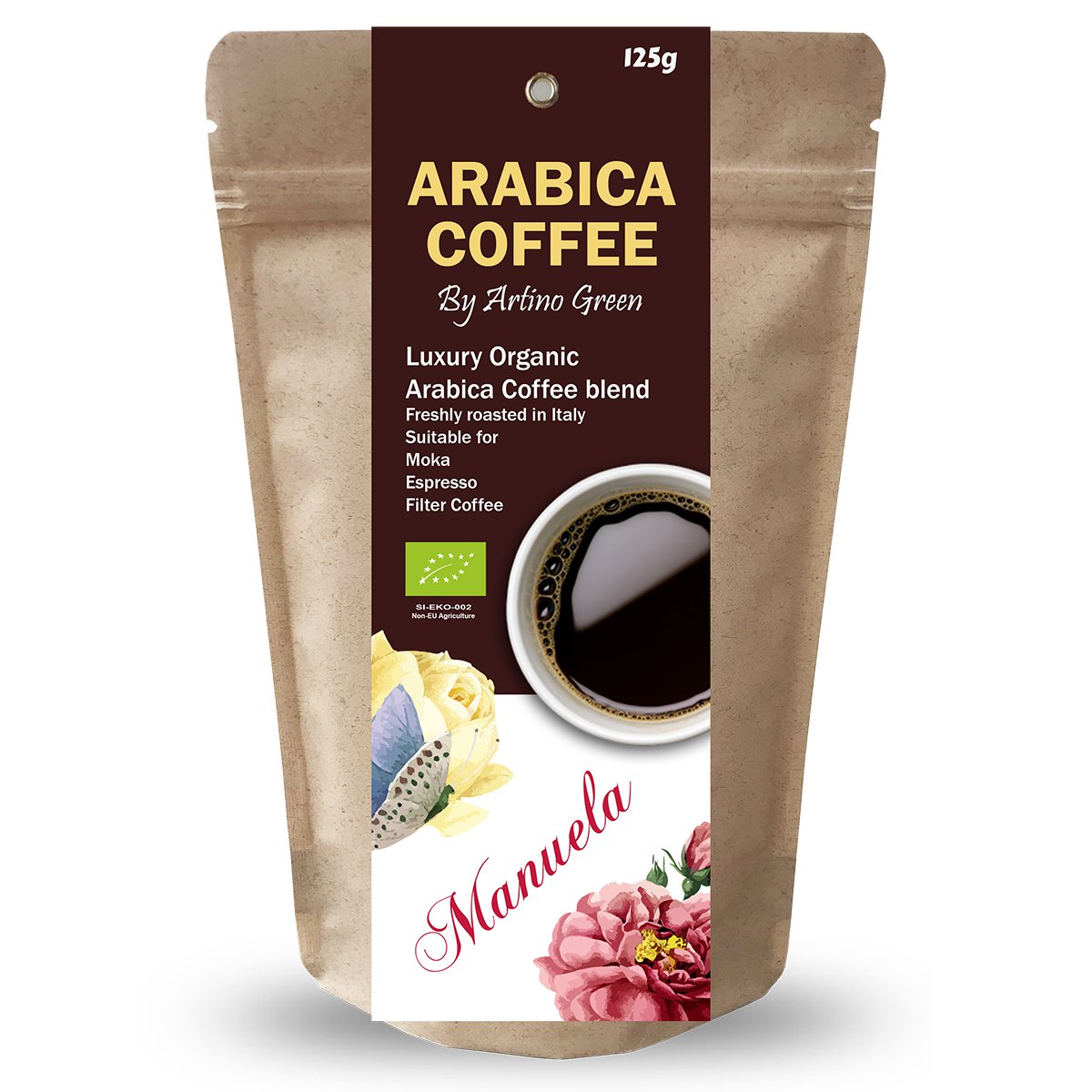 PERSONALIZED ORGANIC ARABICA COFFEE (20 Pcs PACK)