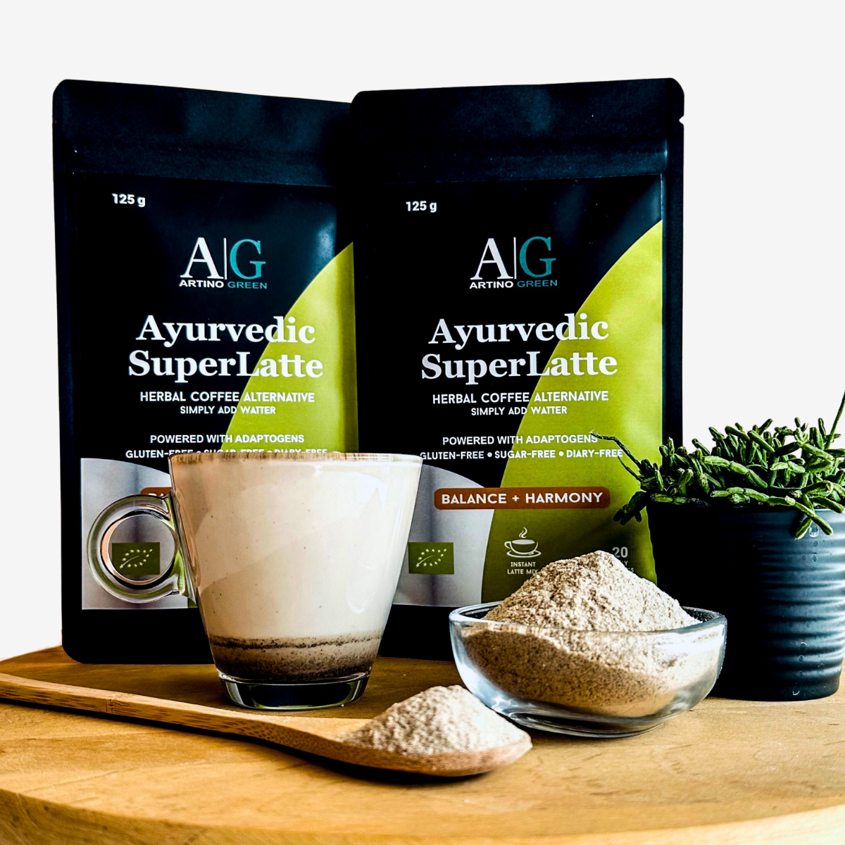 AYURVEDIC SUPERLATTE – Premium Coffee Alternative with Ayurvedic herbs (125 g)