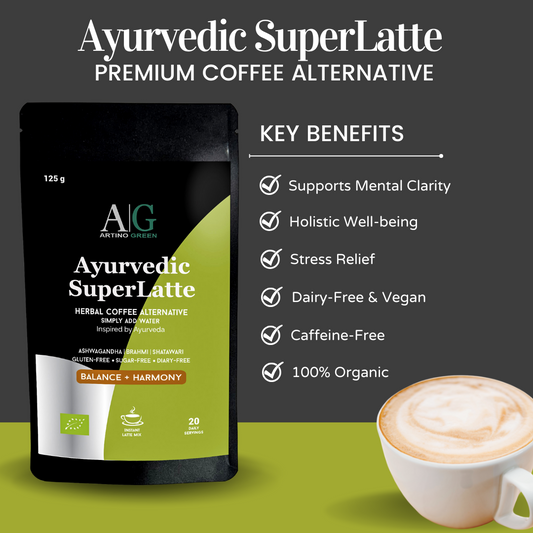AYURVEDIC SUPERLATTE – Premium Coffee Alternative with Ayurvedic herbs (125 g)