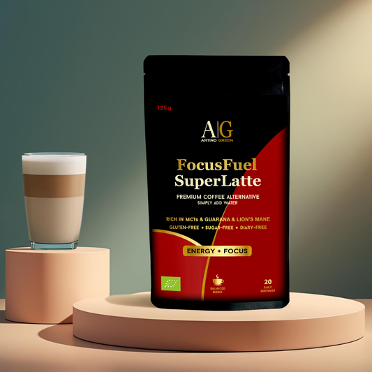 FOCUSFUEL SUPERLATTE – Organic Energy & Focus Coffee Alternative (125 g)