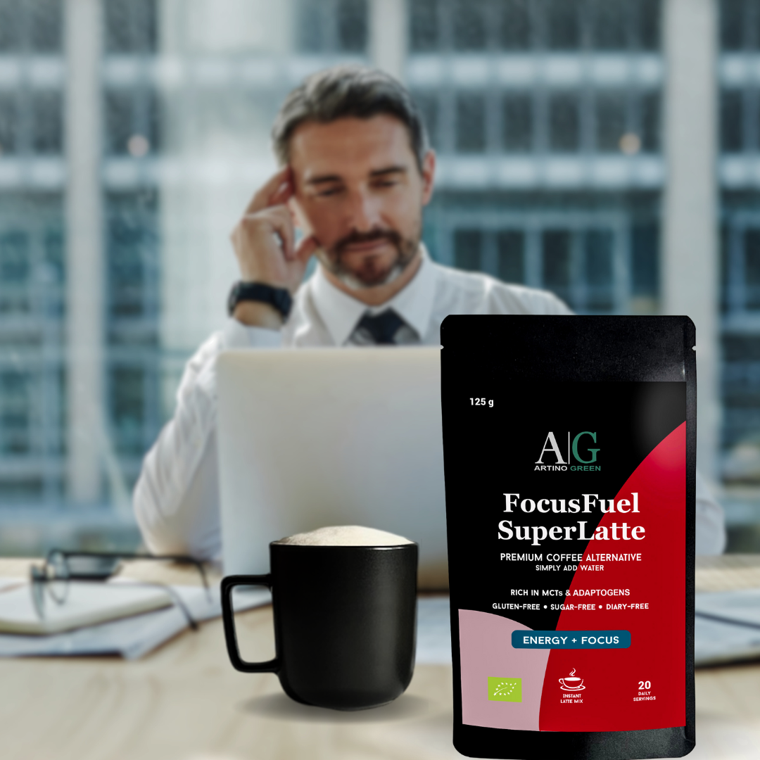 FOCUSFUEL SUPERLATTE – Premium Organic Coffee Alternative with Adaptogens (125 g)