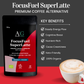 FOCUSFUEL SUPERLATTE – Premium Organic Coffee Alternative with Adaptogens (125 g)