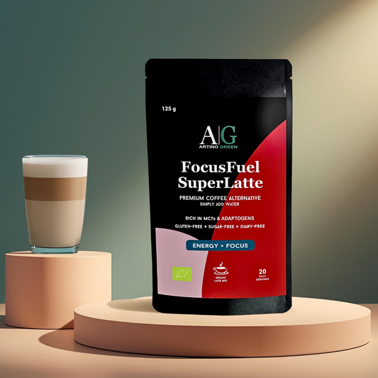 FOCUSFUEL SUPERLATTE – Organic Energy & Focus Coffee Alternative (125 g)
