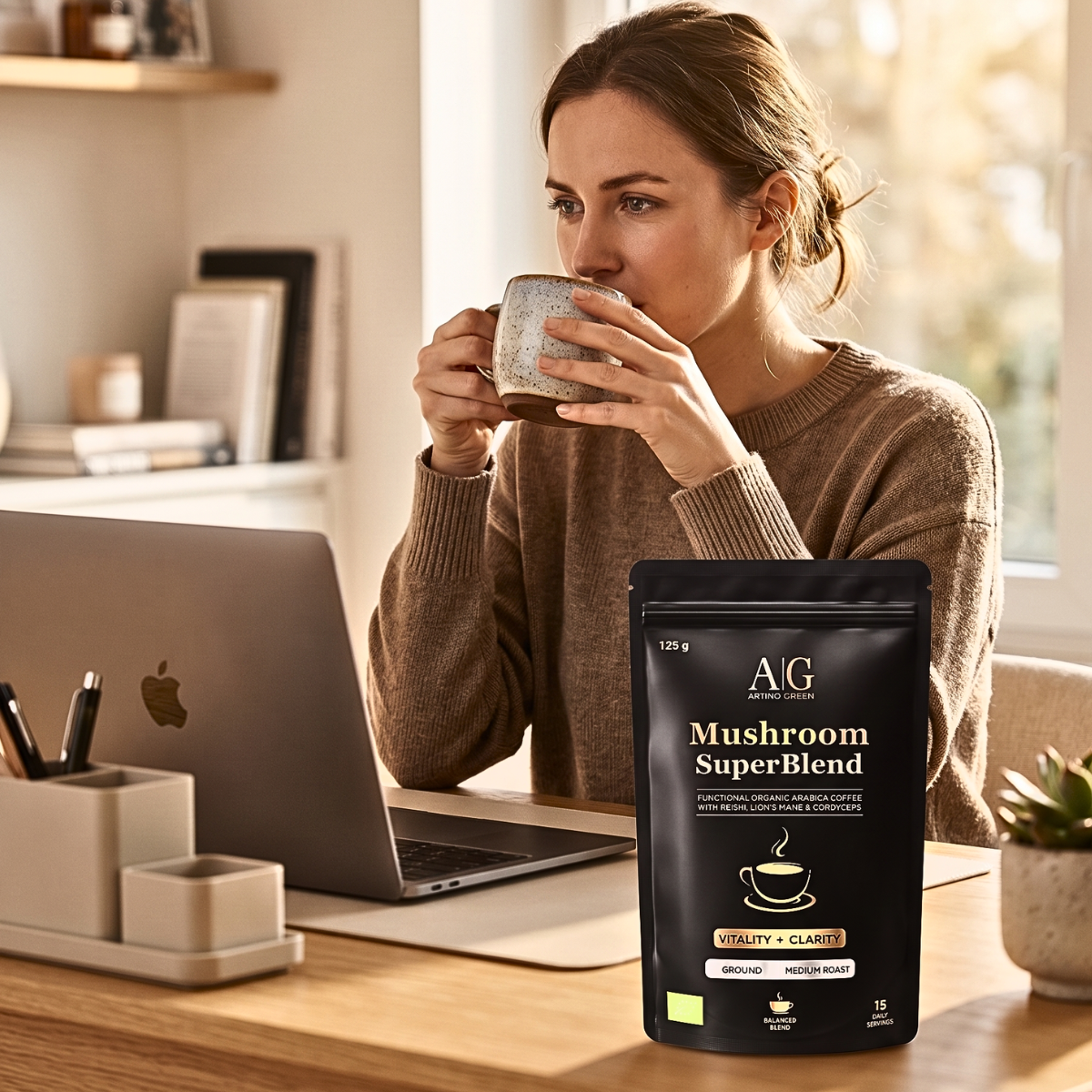 MUSHROOM SUPERBLEND - Organic Coffee with Functional Mushrooms