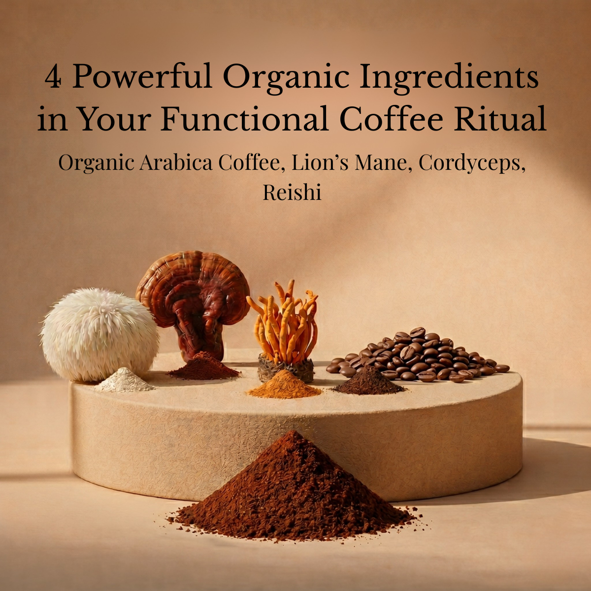 MUSHROOM SUPERBLEND - Organic Coffee with Functional Mushrooms