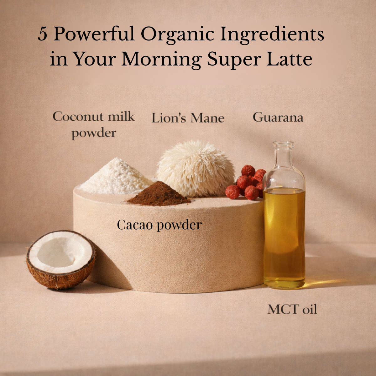 FOCUSFUEL SUPERLATTE – Organic Energy & Focus Coffee Alternative (125 g)