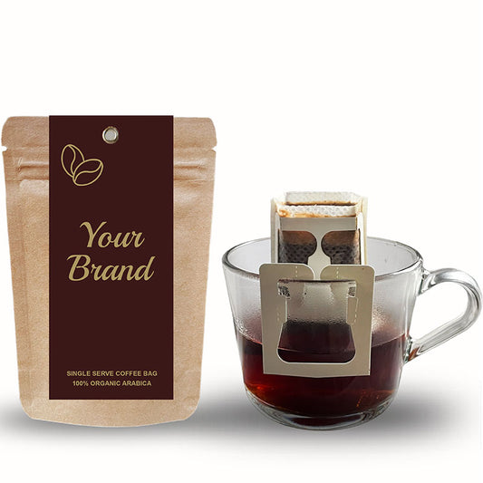 PERSONALIZED DRIP COFFEE FILTER BAGS (200 Pcs PACK)